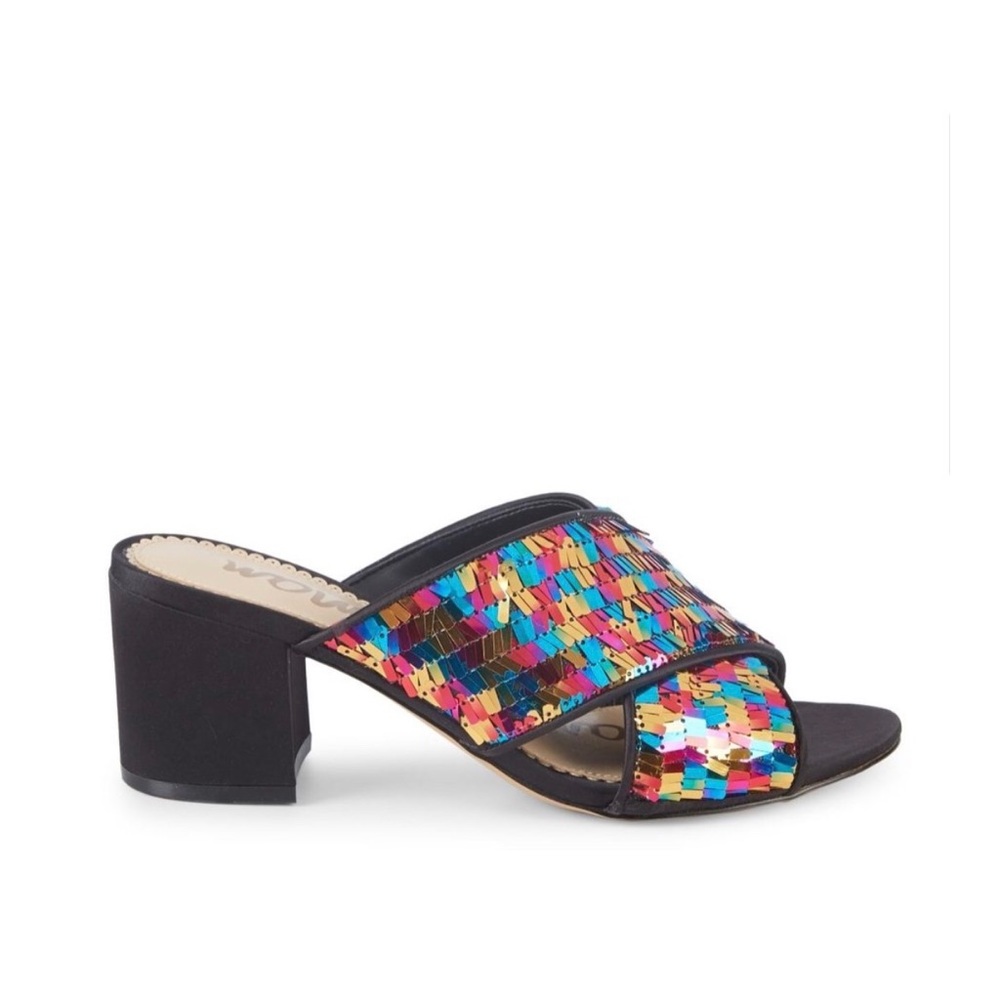 Sam Edelman Size 8 Stanley Pinata Sequin Sandal